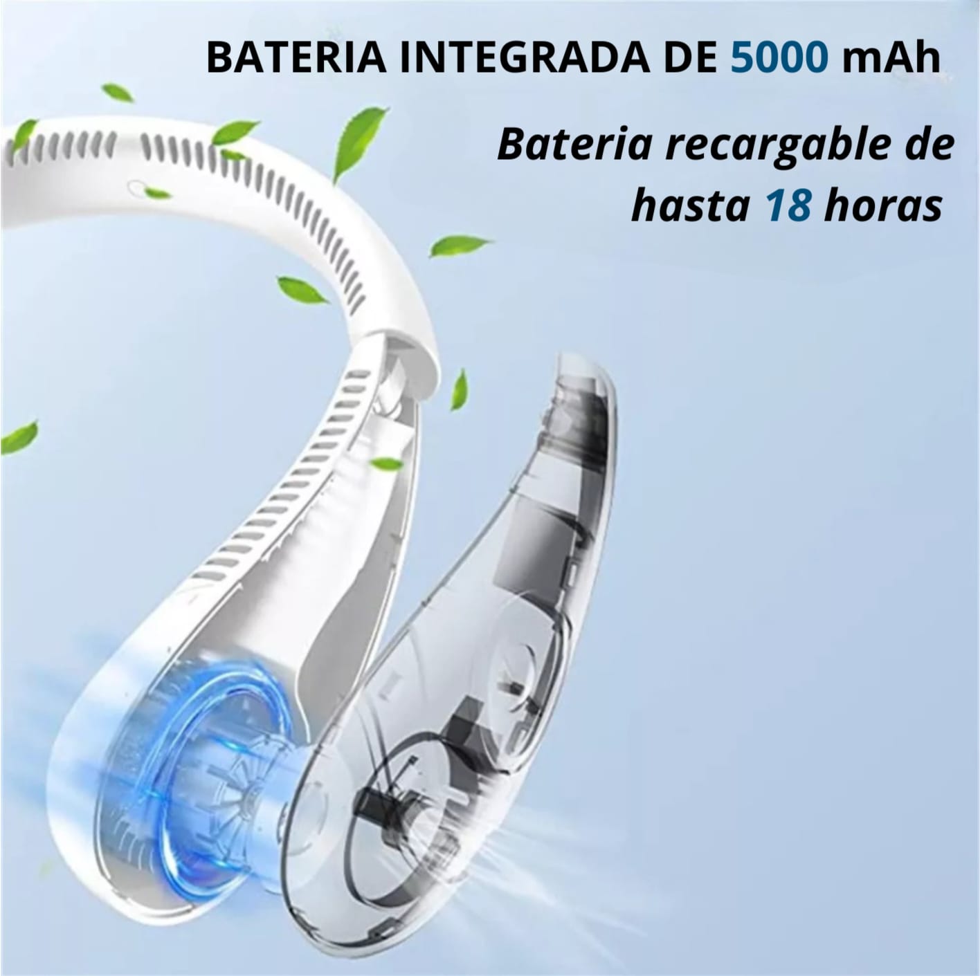 💨COOLNECK PRO 3X – VENTILADOR PREMIUM❄️❄️❄️ | 3 VELOCIDADES + BATERÍA RECARGABLE🔋 + ENVÍO GRATIS📦