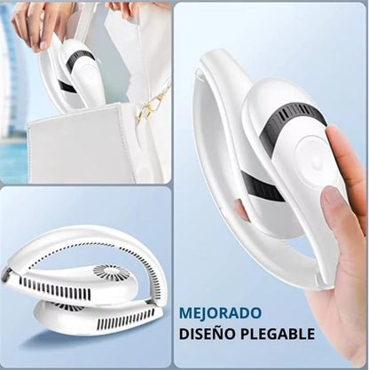 💨COOLNECK PRO 3X – VENTILADOR PREMIUM❄️❄️❄️ | 3 VELOCIDADES + BATERÍA RECARGABLE🔋 + ENVÍO GRATIS📦
